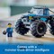 City Blue Monster Truck Off-Road Toy Playset with a Driver Minifigure